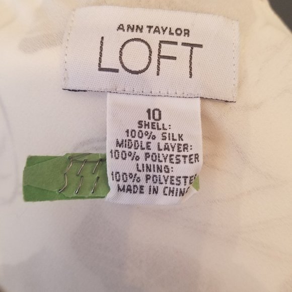 Ann Taylor Loft Floral Garden Party Dress Size 10 - Picture 11 of 11